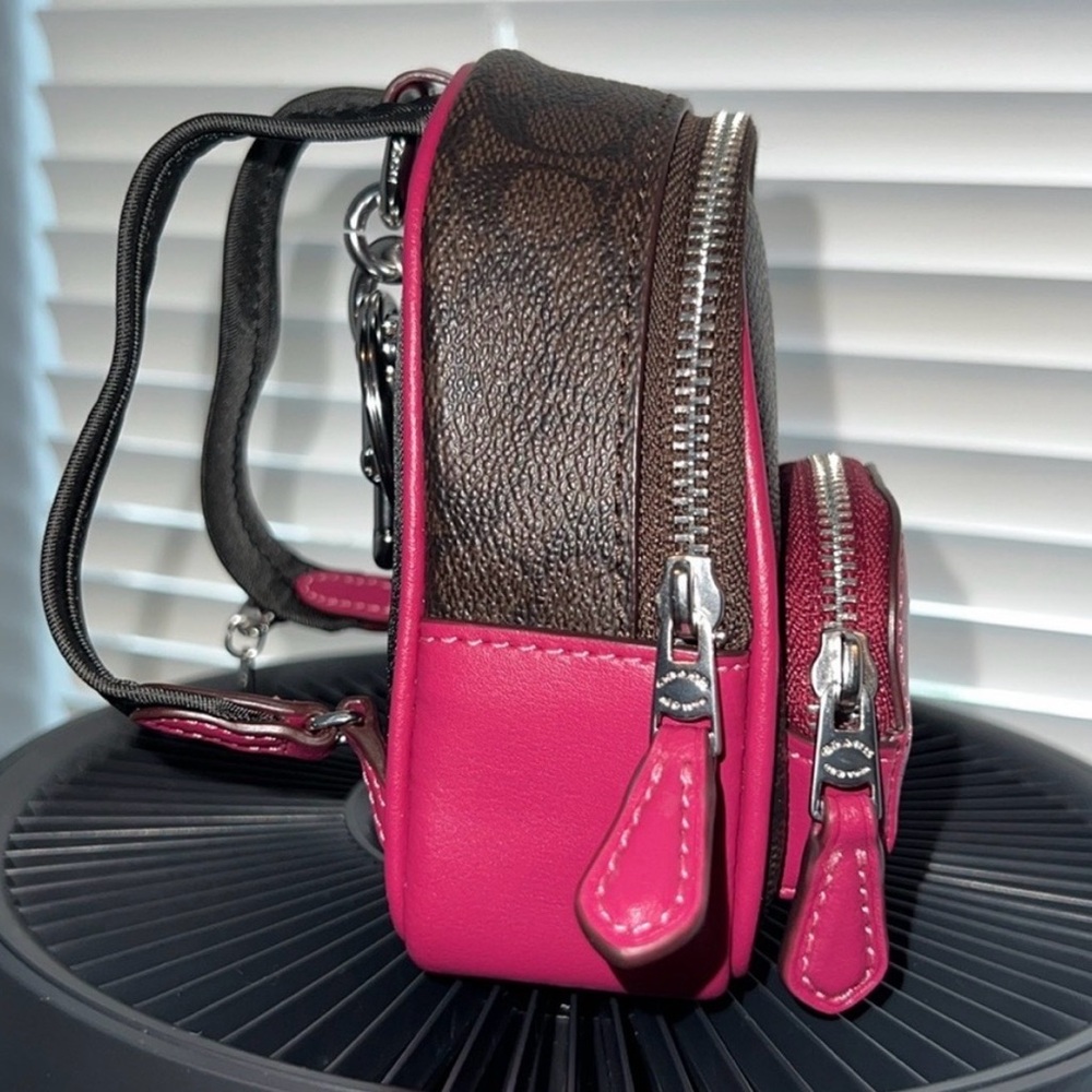 Coach Mini Backpack Keychain - Picture 3 of 9